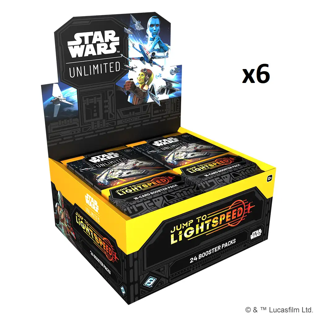 Star Wars Unlimited. Salto a la Velocidad de la Luz: Case (6x Caja de Sobres) Español