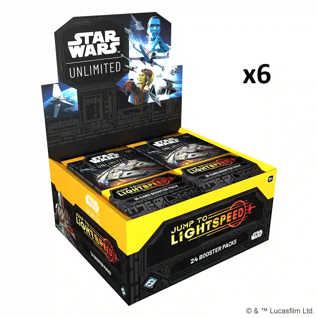 Star Wars Unlimited. Salto a la Velocidad de la Luz: Case (6x Caja de Sobres) Inglés