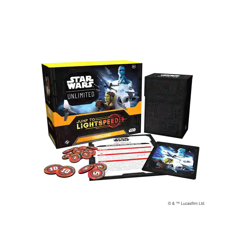 Star Wars Unlimited: Salto a la Velocidad de la Luz. Caja de presentación (6 Sobres) Inglés
