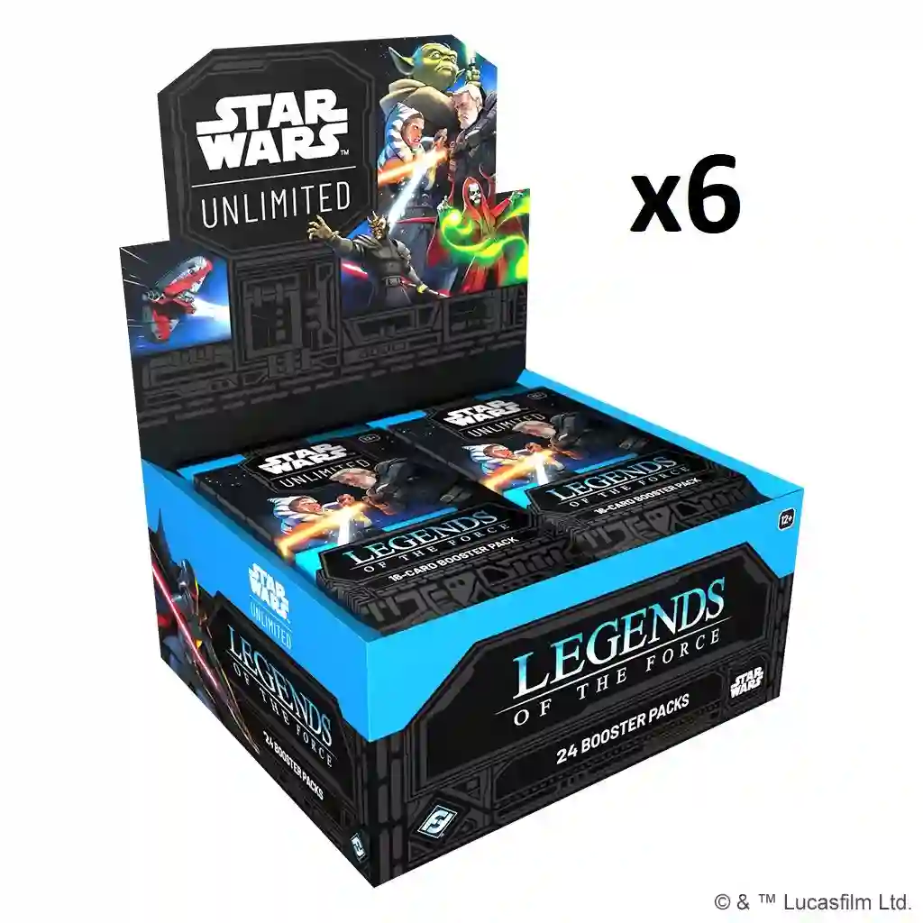 RESERVA Star Wars Unlimited - Leyendas de la Fuerza: Case (6x Cajas de Sobres) Inglés