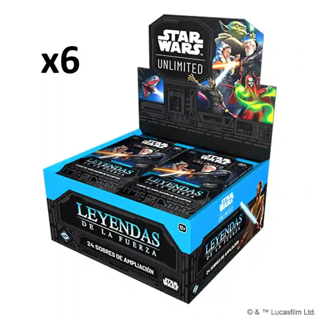 RESERVA Star Wars Unlimited - Leyendas de la Fuerza: Case (6x Cajas de Sobres) Español