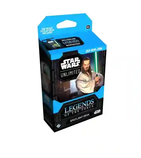 RESERVA Star Wars Unlimited - Leyendas de la Fuerza: Mazo Qui-Gon Jinn (Inglés)