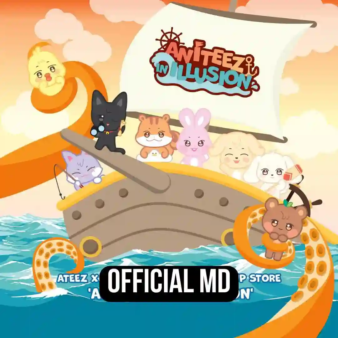 ATEEZ - JJOONGrami - ANITEEZ ADVENTURE POP-UP MD (ANITEEZ IN ILLUSION) Acrilic Keyring