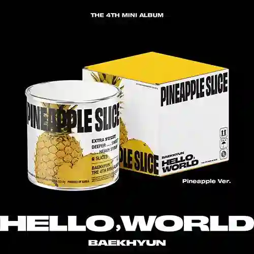 BAEKHYUN (EXO) - HELLO, WORLD (PINEAPPLE VER.) LIMITED (4TH Mini Album)