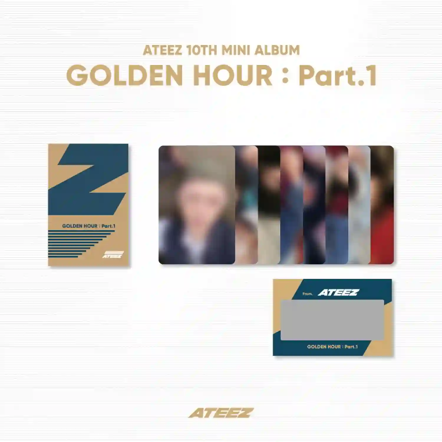 ATEEZ  - Photo & Scratch Card Set B