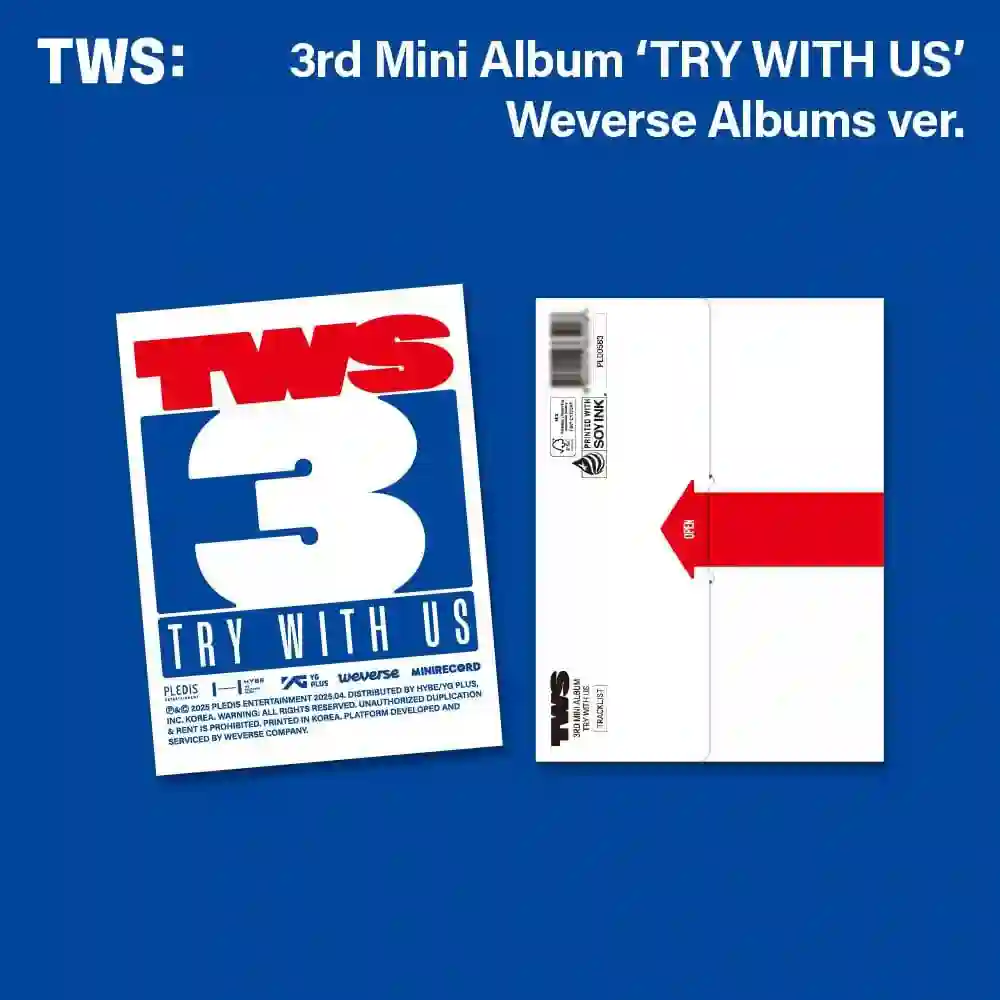 Pre-Order TWS - [TRY WITH US] 3rd Mini Album (Weverse Ver.)