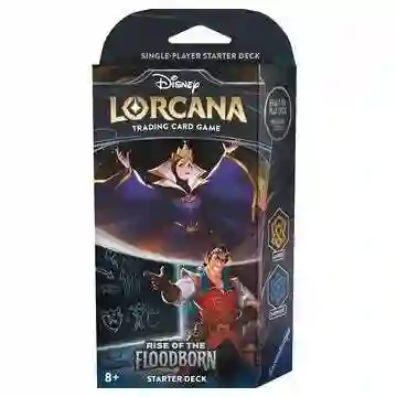 Rise of the Floodborn: Reina Malvada / Gastón - Amber/Saphire Starter Deck LORCANA (Inglés)