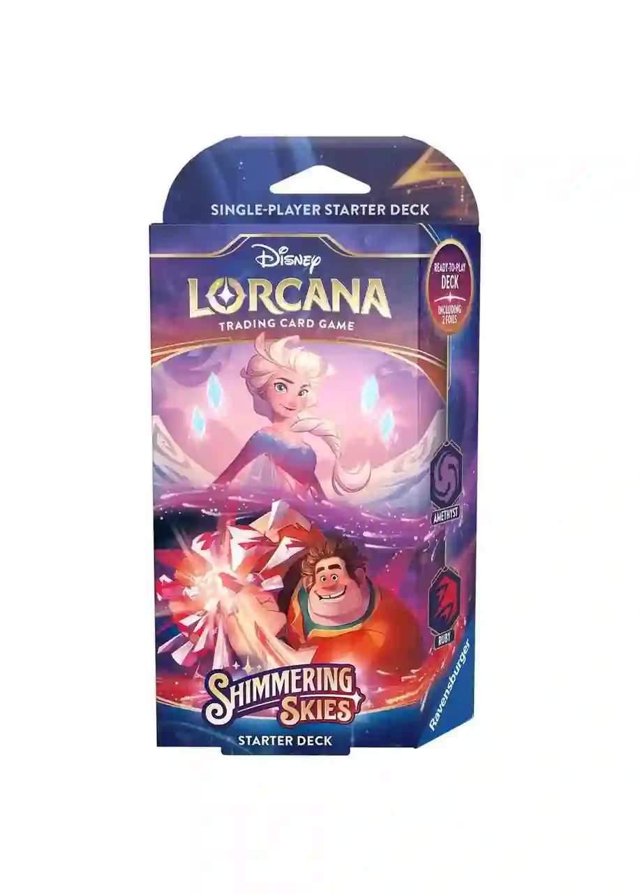 Shimmering Skies: Amethyst & Ruby Elsa Y Romperalf Starter Deck