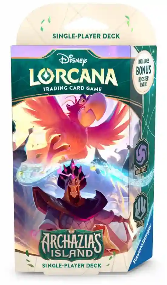 Lorcana Archazia's Island: Amethyst / Steel Starter Deck (Inglés)