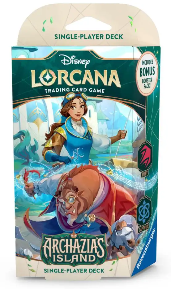 Lorcana Archazia's Island: Ruby / Saphire Starter Deck (Inglés)