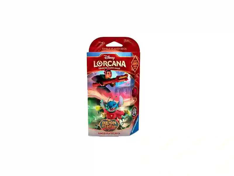 RESERVA Lorcana Reign of Jafar: Ruby / Steel Starter Deck (Inglés)