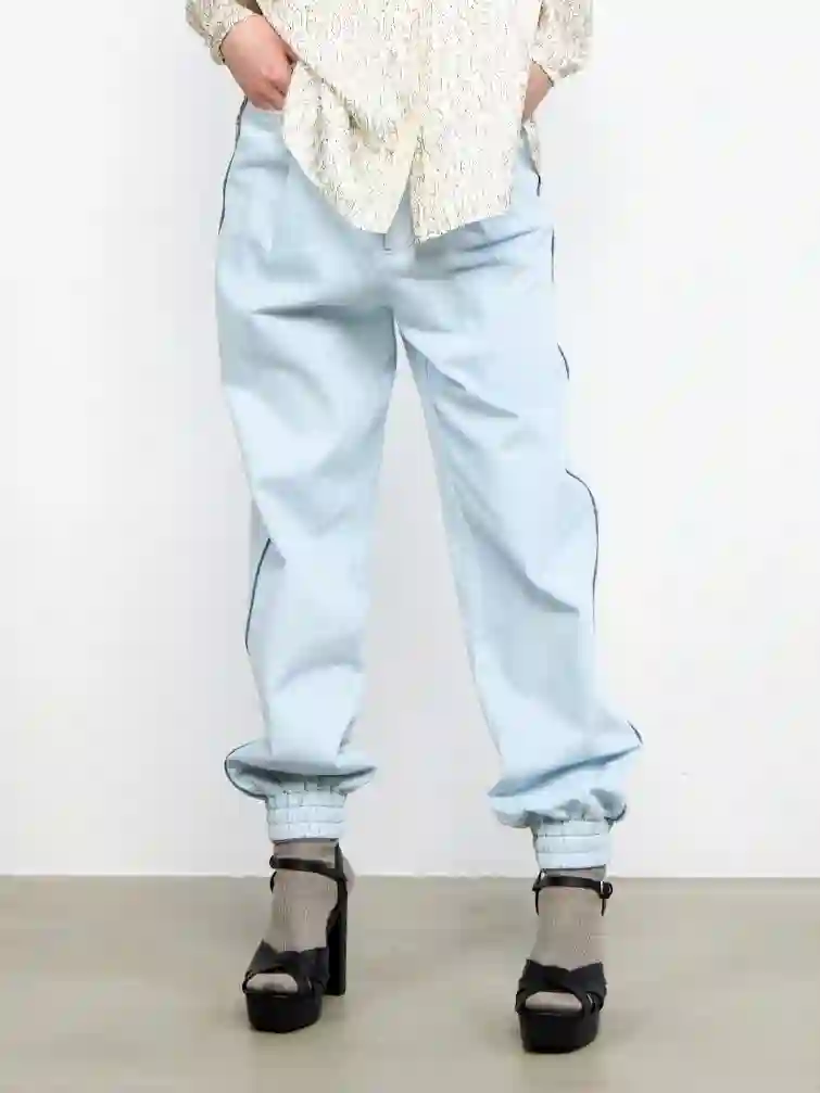 Pantalones de zanahoria de mezclilla de stella nova