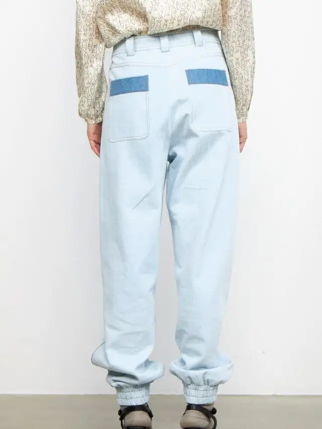 Pantalones de zanahoria de mezclilla de stella nova - Imagen 2