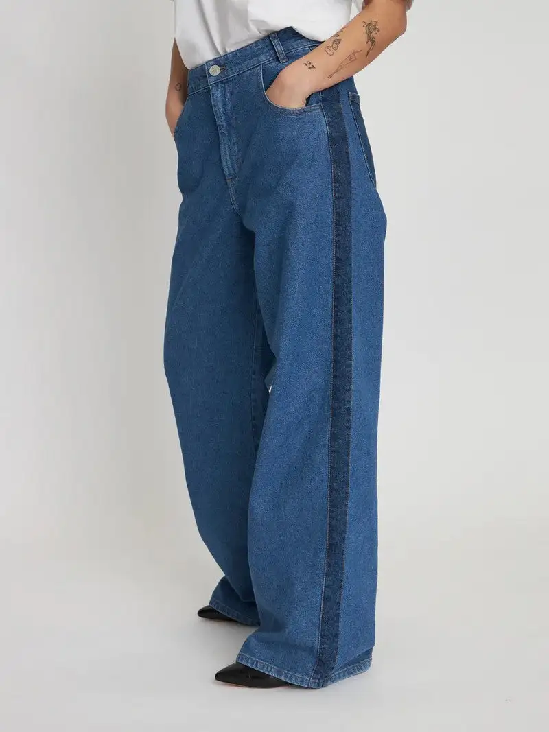 Two Tone Denim pants