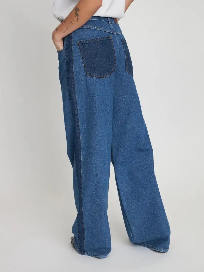Two Tone Denim pants - Imagen 2