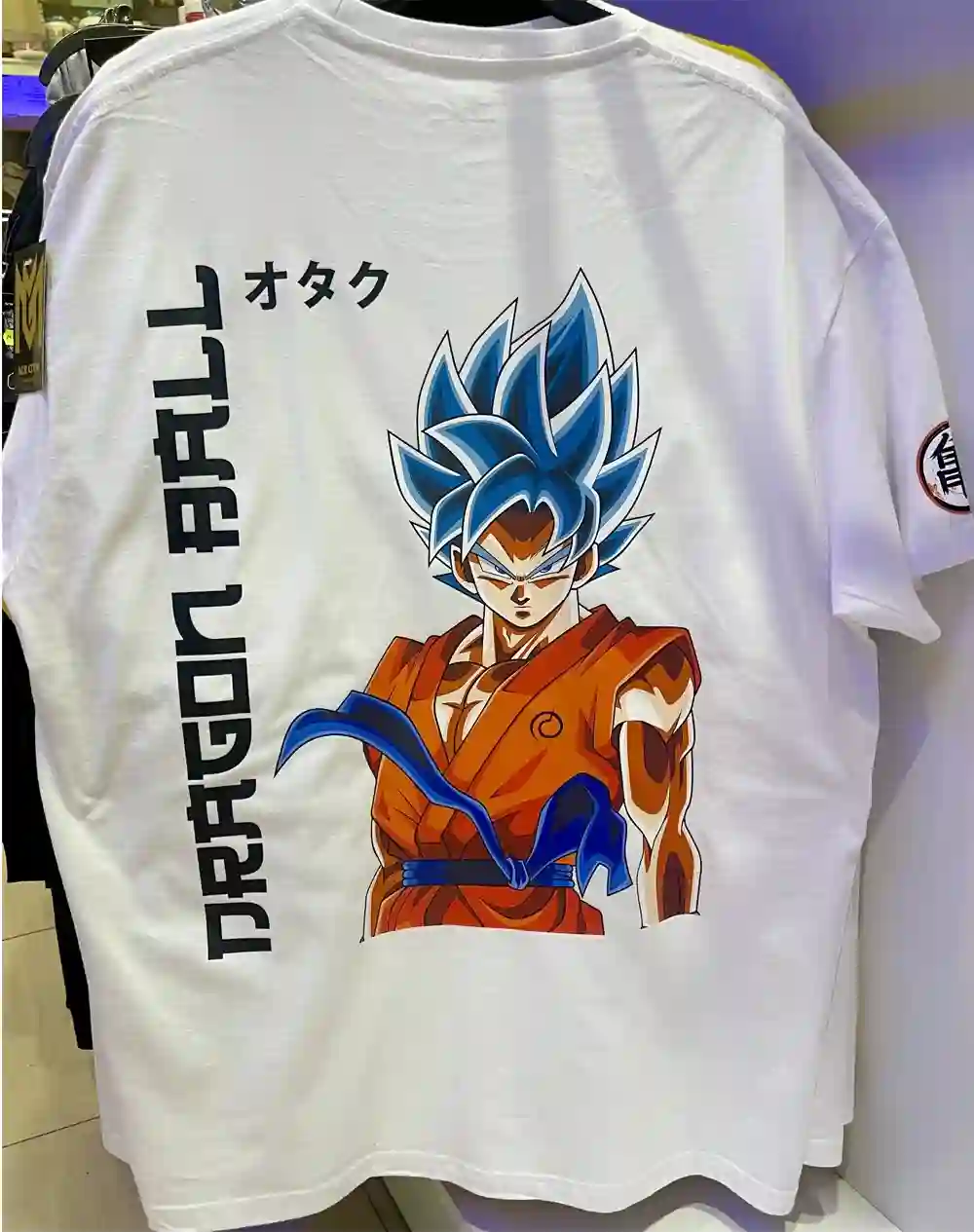 New Oversize White Goku Ultra Instinct Dragon Ball T -shirt