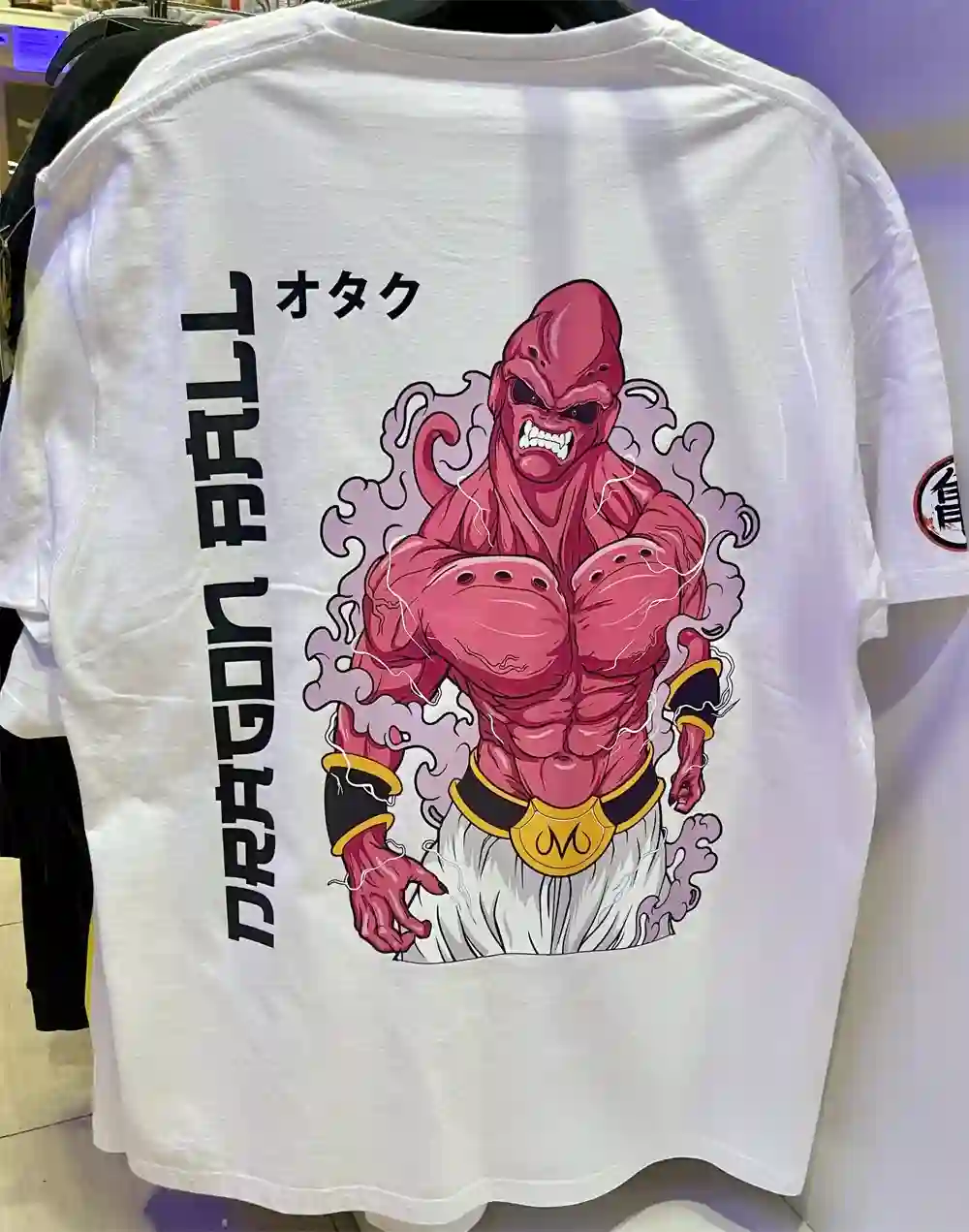 New Oversize White Majin Boo Dragon Ball T -shirt