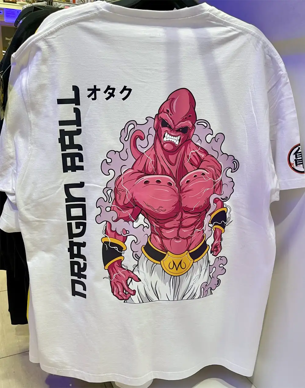 New Oversize White Majin Boo Dragon Ball T -shirt