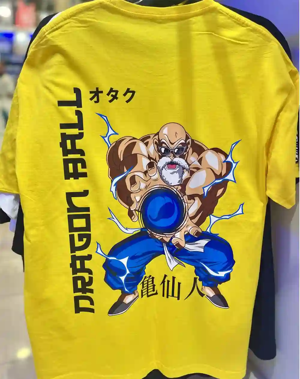 New Oversize Yellow T -shirt Roshi Dragon Ball