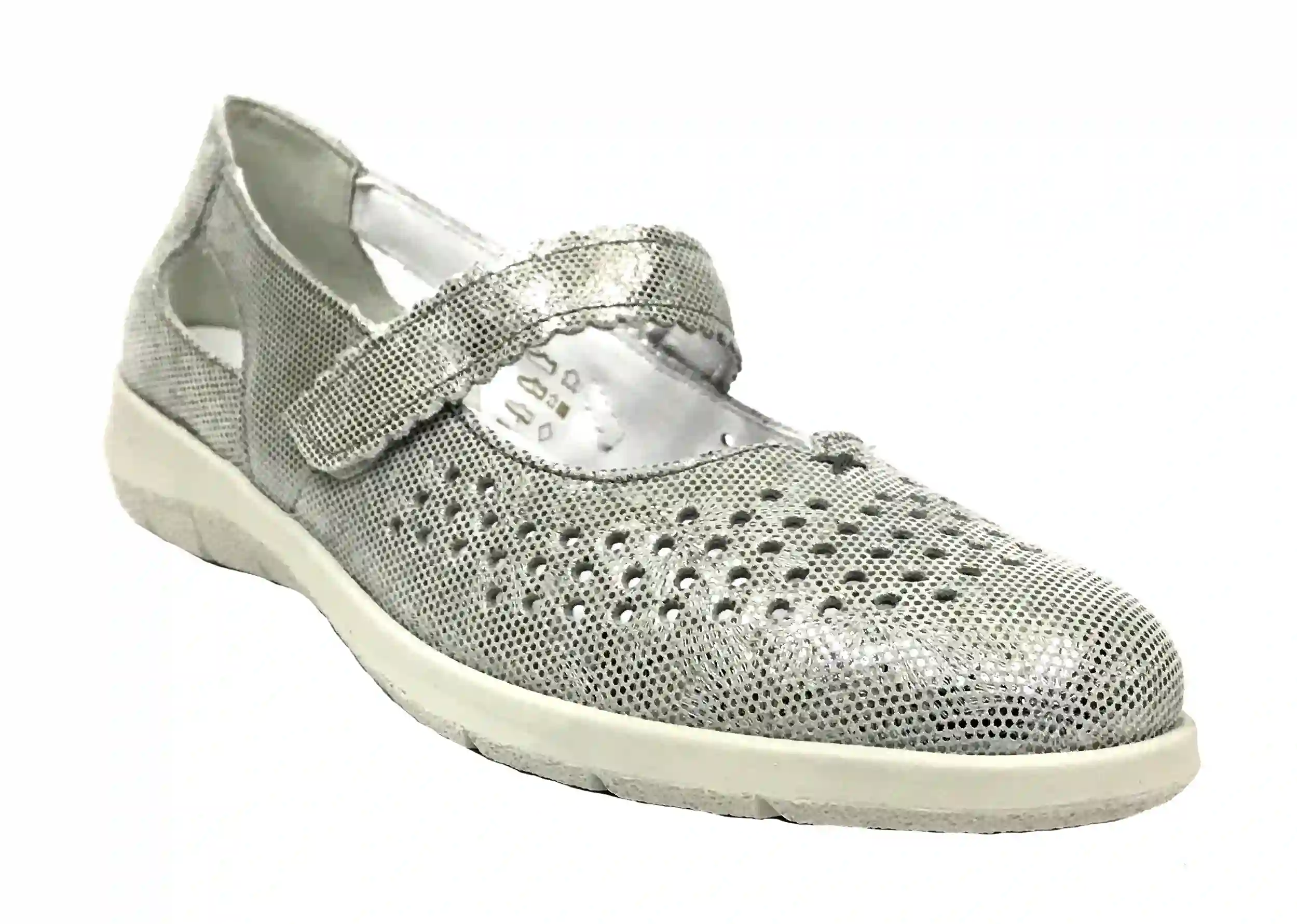 Soft 71 3632 Powder Woman Shoe Merceditas Velcro