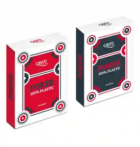 Baraja Poker 100% Plástico Cayro