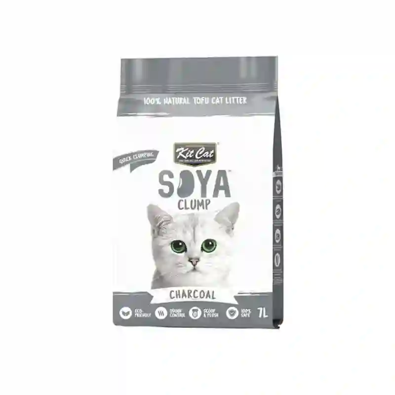 Kit Cat Soyaclump Arena de Soja Bio - Carbón 7L