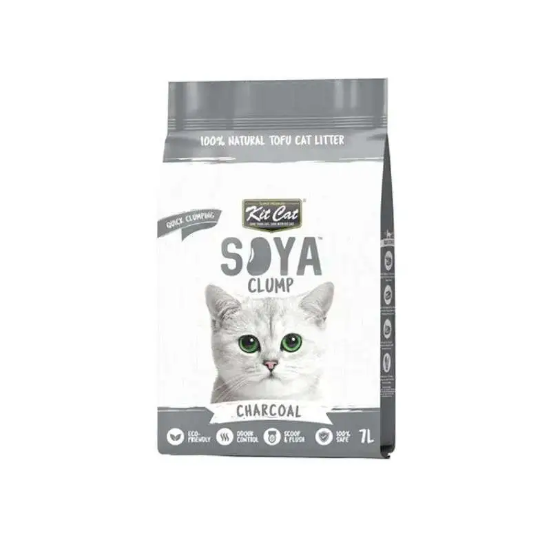 Kit Cat Soyaclump Arena de Soja Bio - Carbón 7L