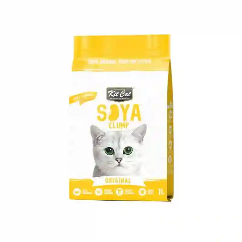 Kit Cat Soyaclump Arena de Soja Bio - Original 7L