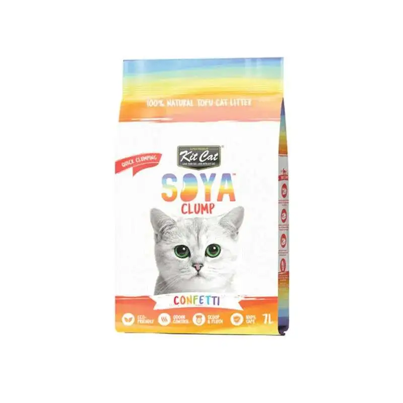 Kit Cat Soyaclump Arena de Soja Bio - Confeti 7L