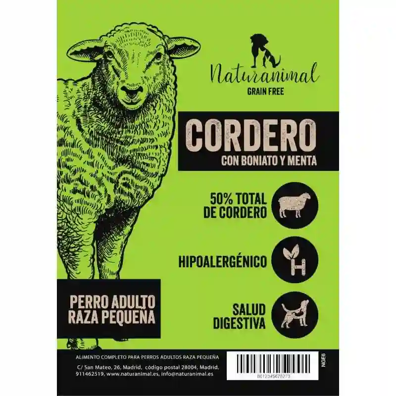 Receta de Naturanimal de Corero para Perros de Razas Pequeñas