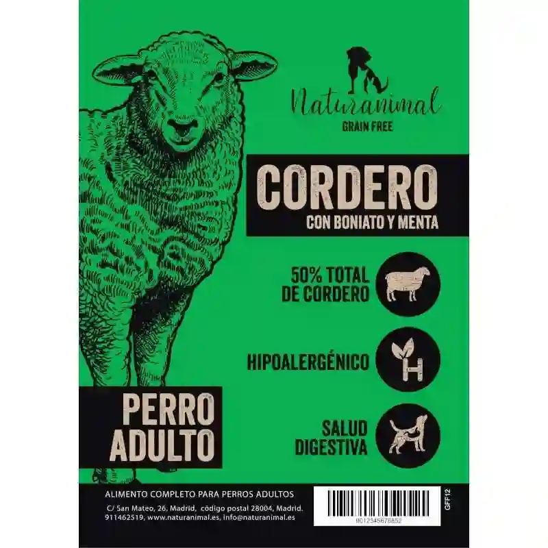 Receta de Cordero para perra