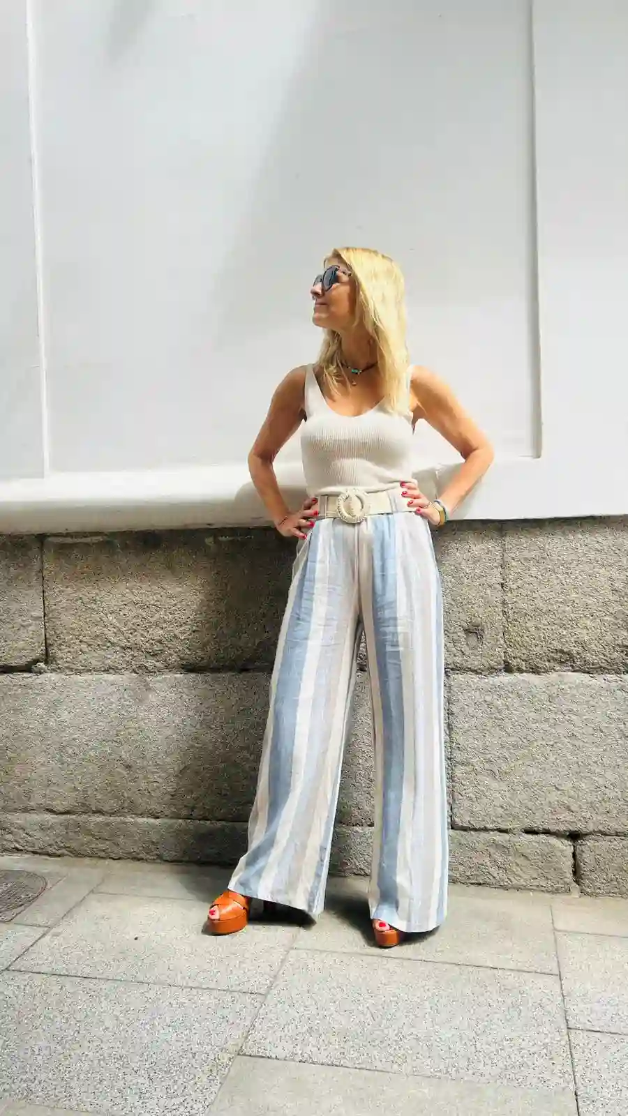 Striped pants (palazzo)