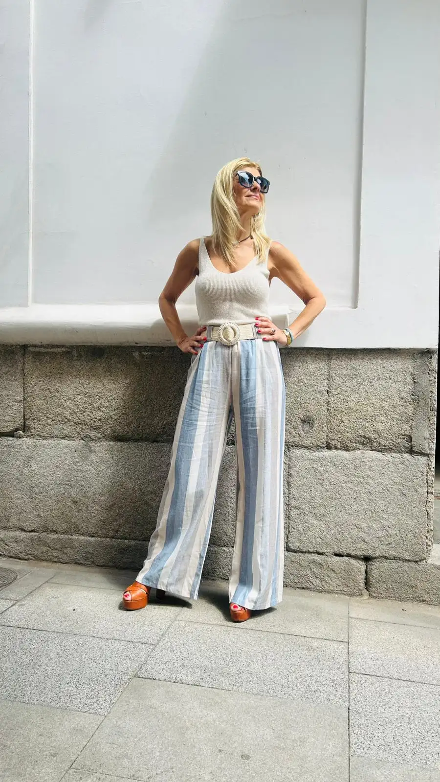 Striped pants (palazzo) - Image 2