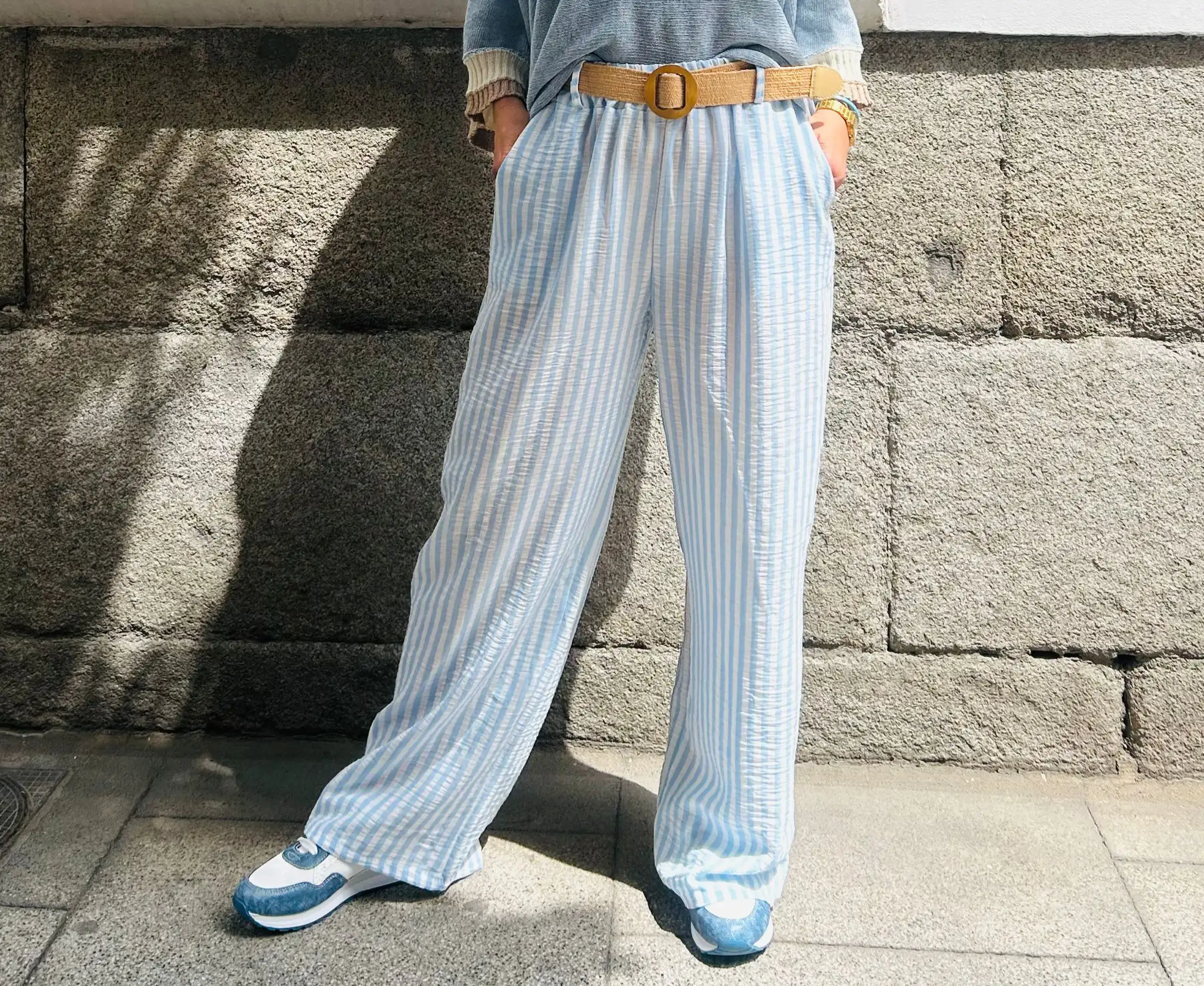 Vertical striped pants - Image 2