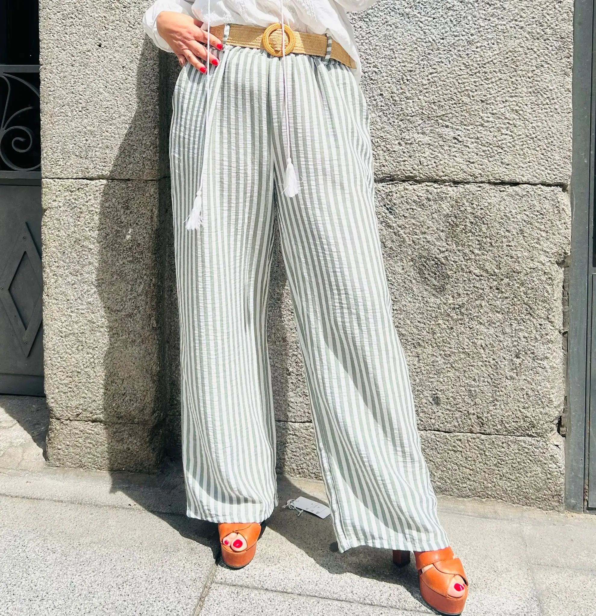 Vertical striped pants - Image 3