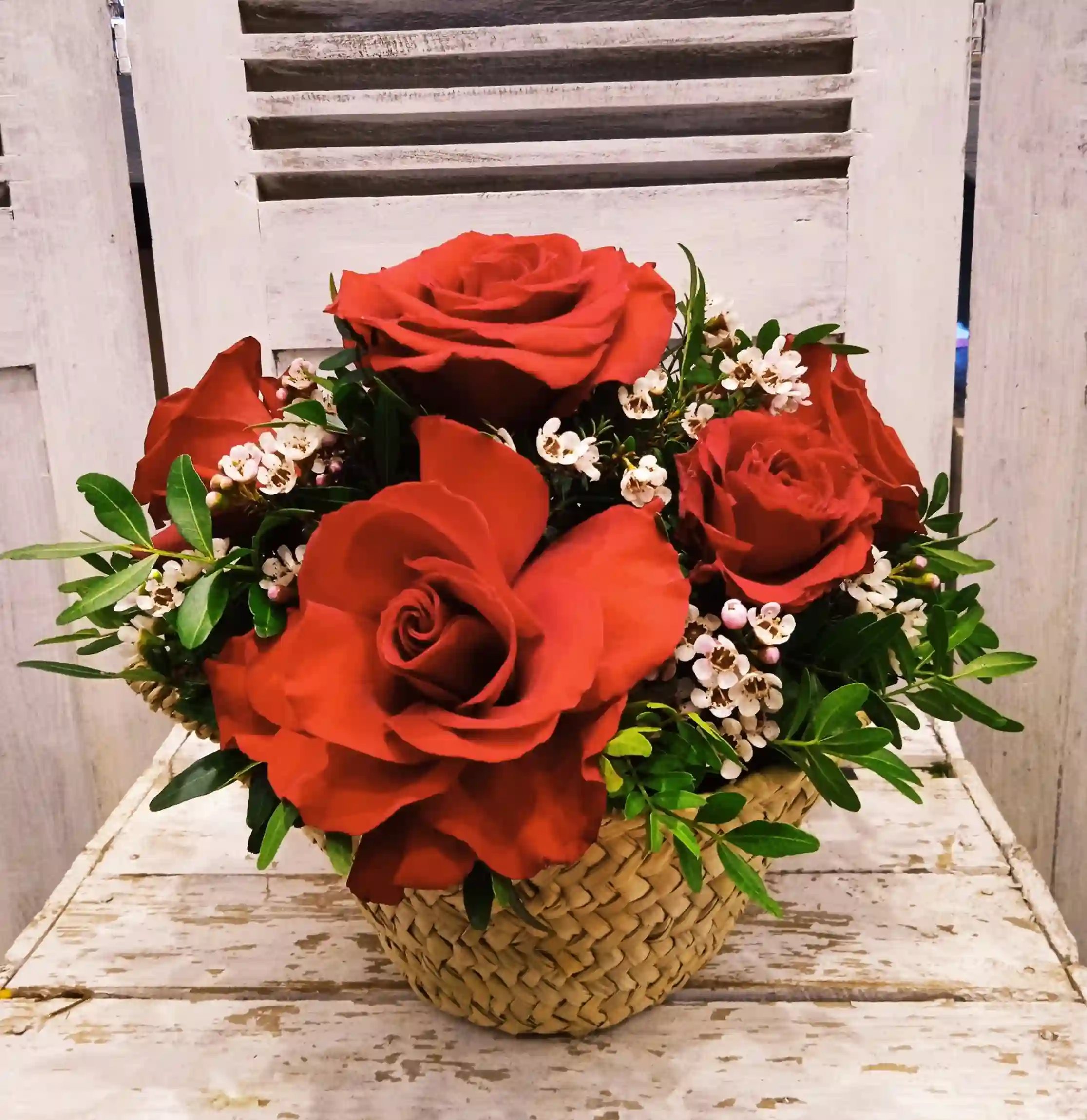 Cesto Rosas