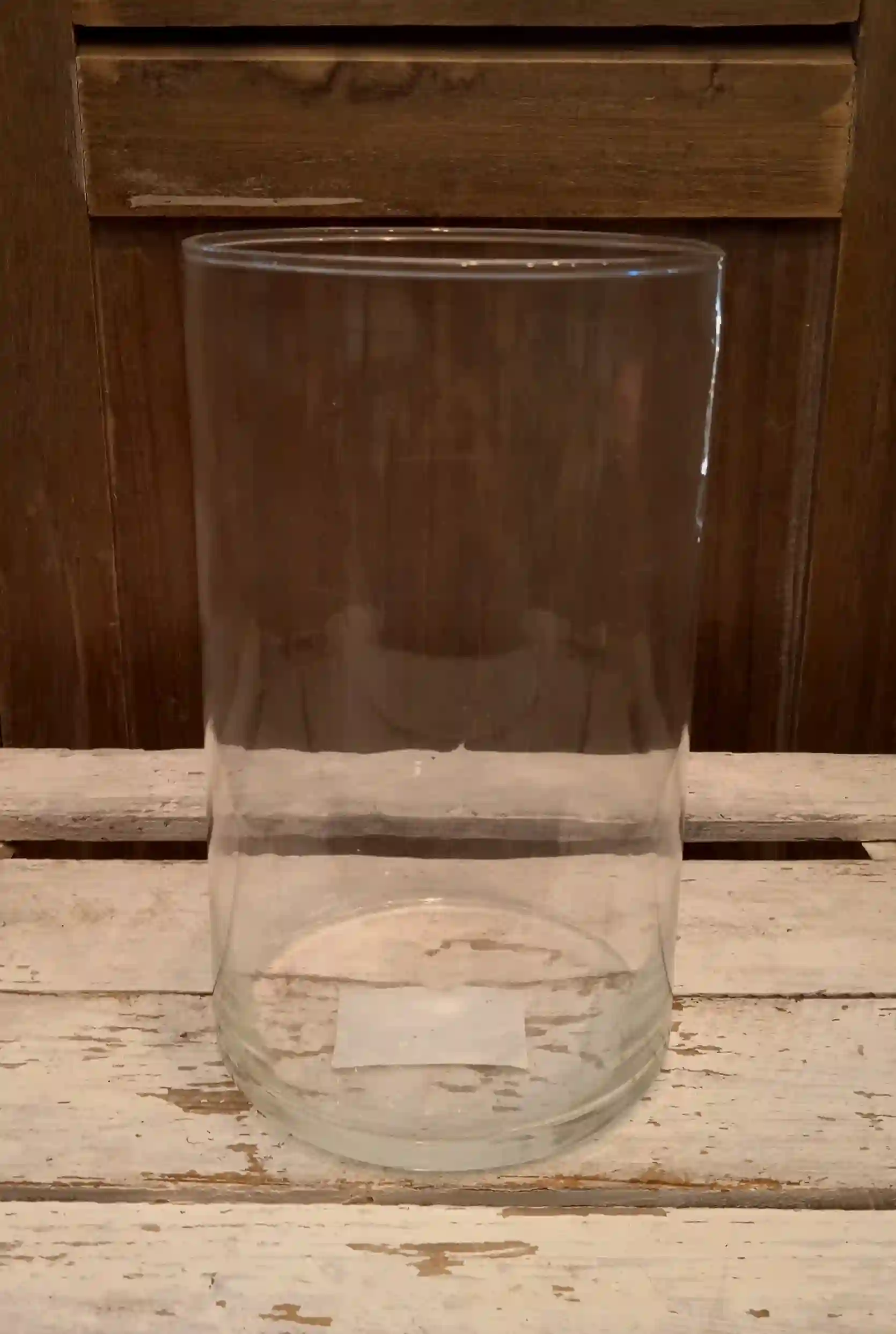 Jarrón Cilindro Cristal