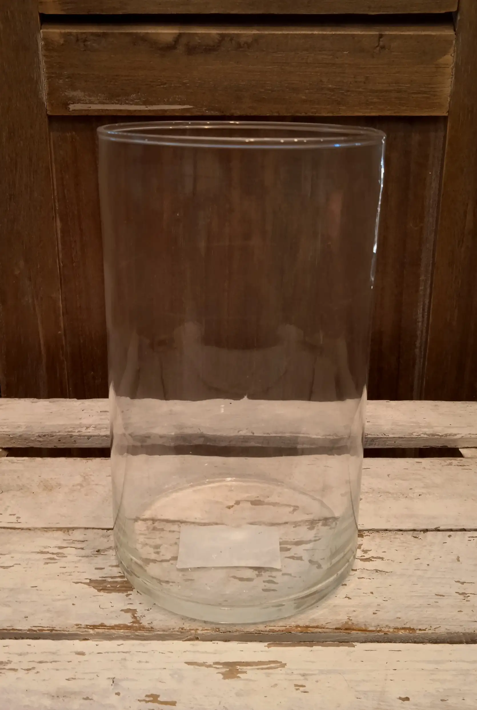Jarrón Cilindro Cristal
