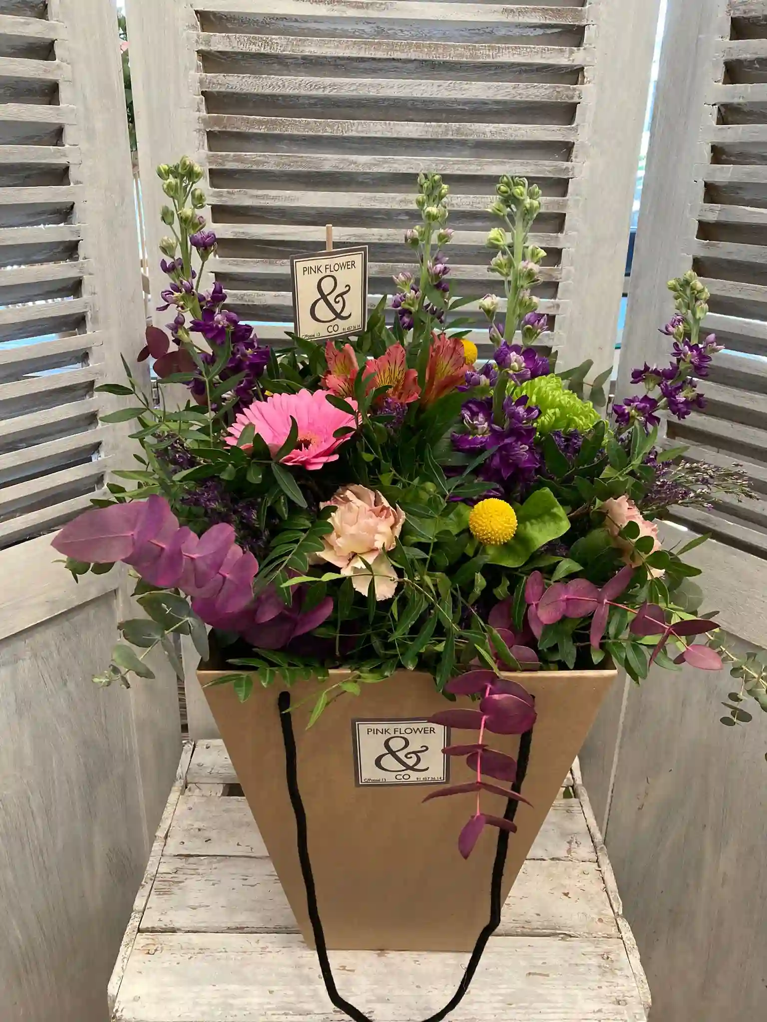 Kraft Bag Flowers