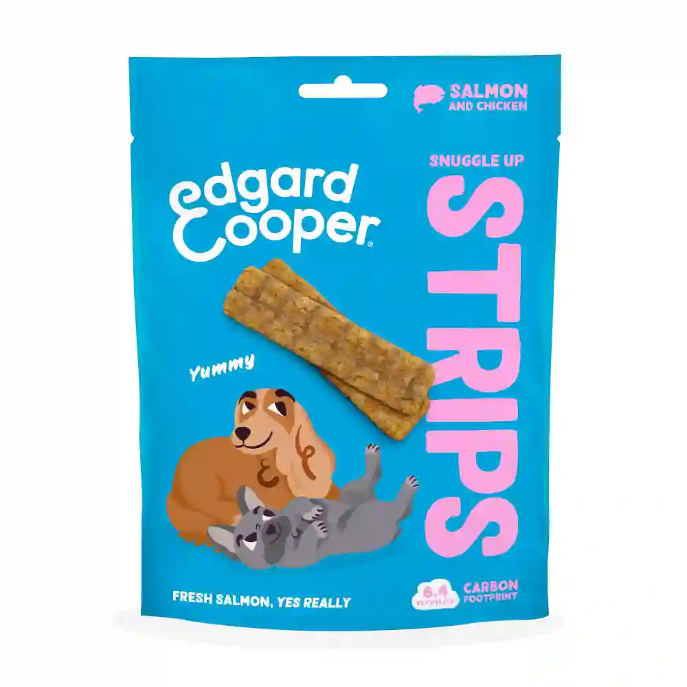 Edgard Cooper Strips Salmon and Chicken 75g