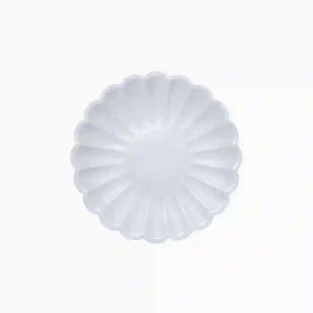 Large Blue Wavy Dishes - 8ud