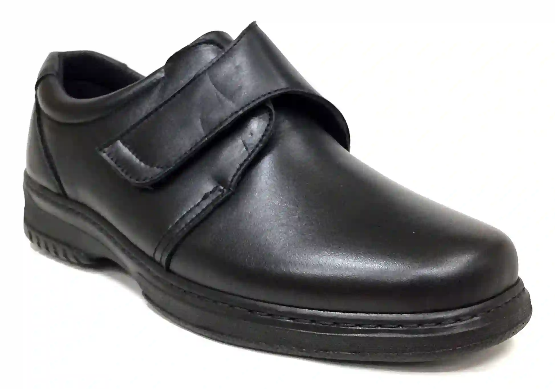 Pinoso's 6176-H Black Diabetic Velcro