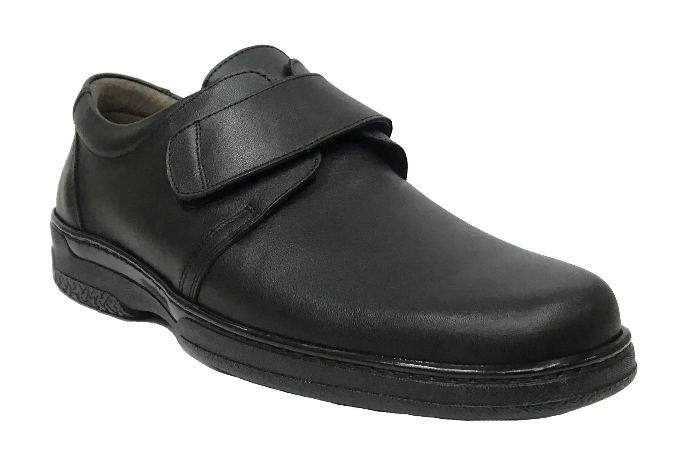 Primocx 6984 Black Diabetic foot shoe with velcro