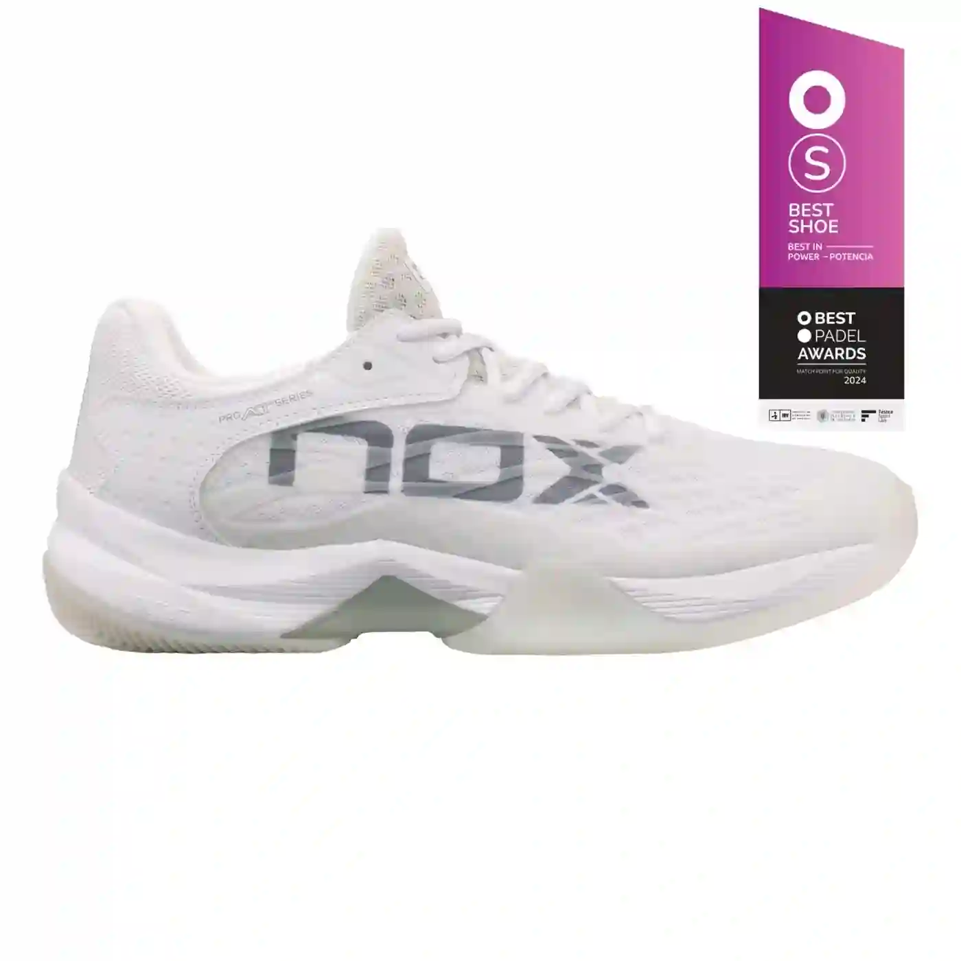 Nox at10 lux white / gray shoes