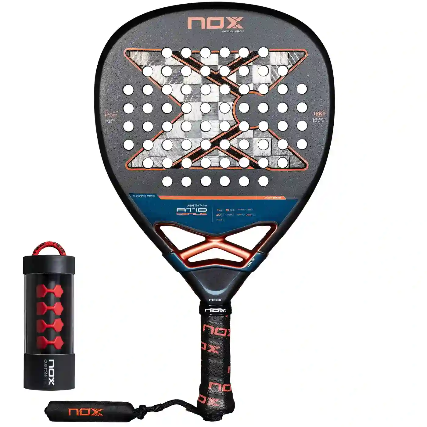 Padel Nox At10 Attack 18K AGUSTIN TAPIA 2025
