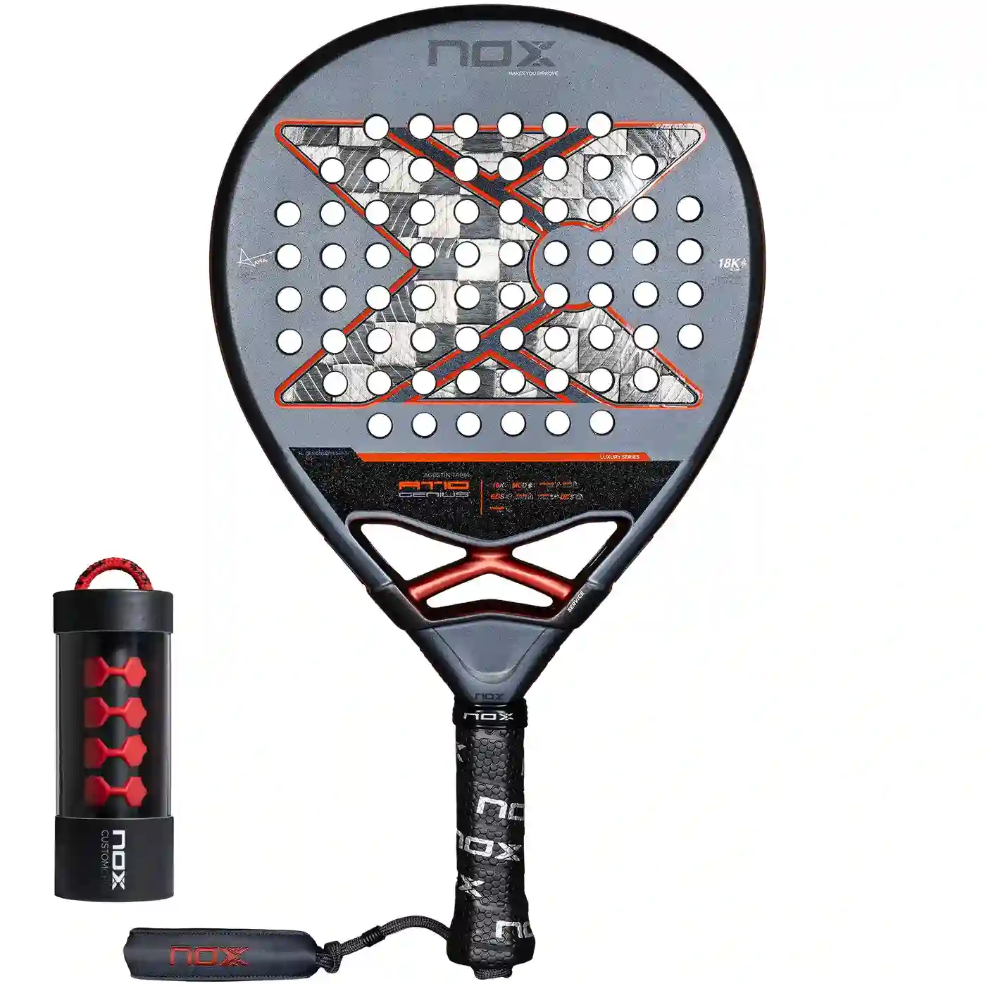 PADEL NOX AT10 GENIUS 18K AGUSTIN TAPIA 2025