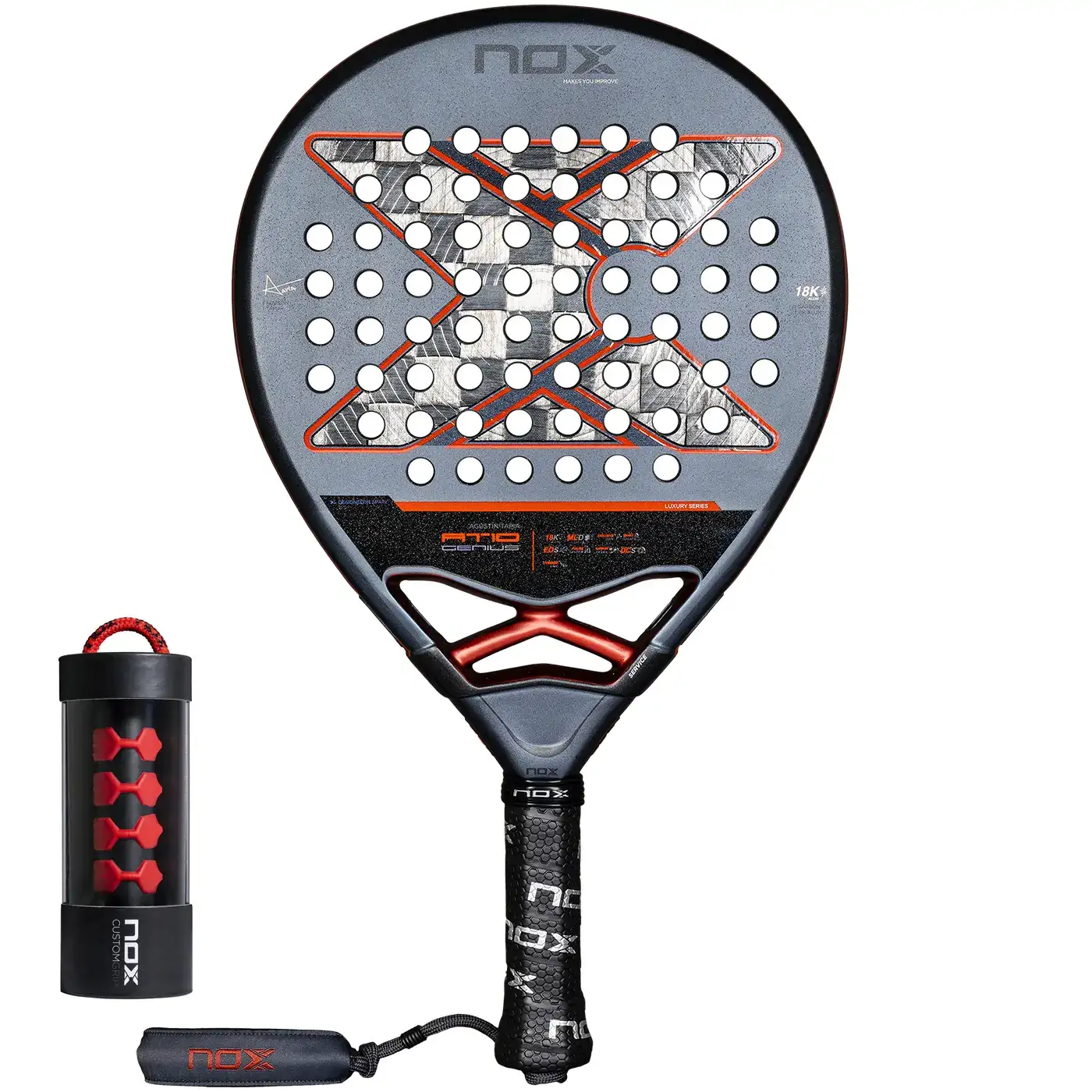 PADEL NOX AT10 GENIUS 18K AGUSTIN TAPIA 2025