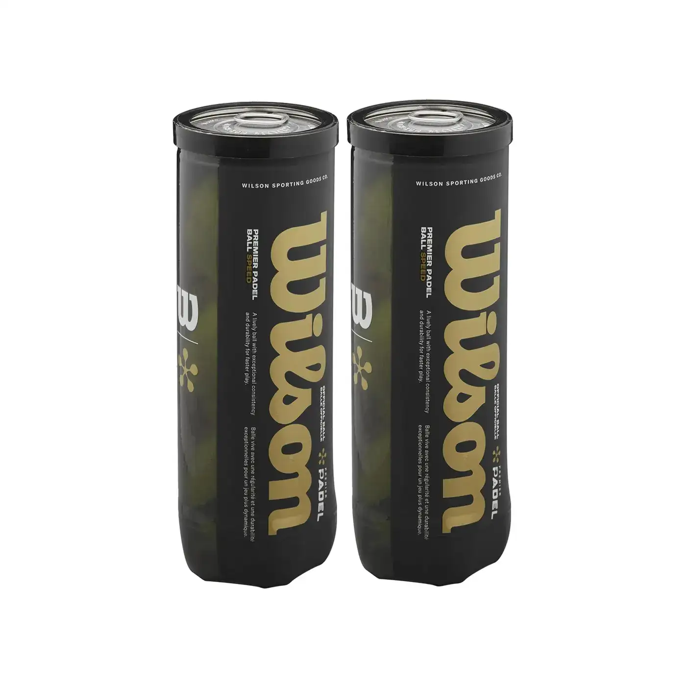 Pack of 2 Ballboats Wilson Premier Speed ​​Padel