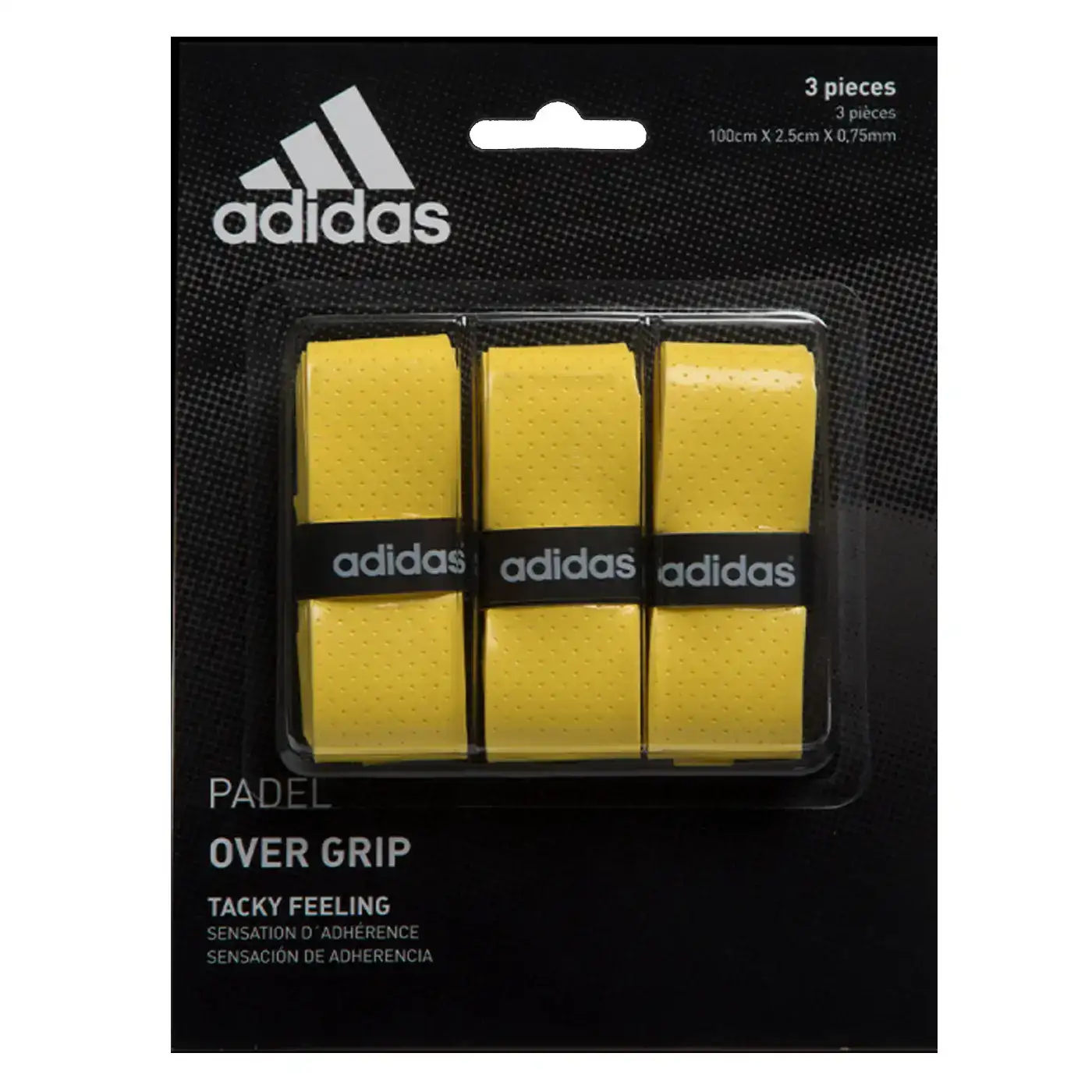 Overgrip Set De 3 Adidas Padel Amarillo