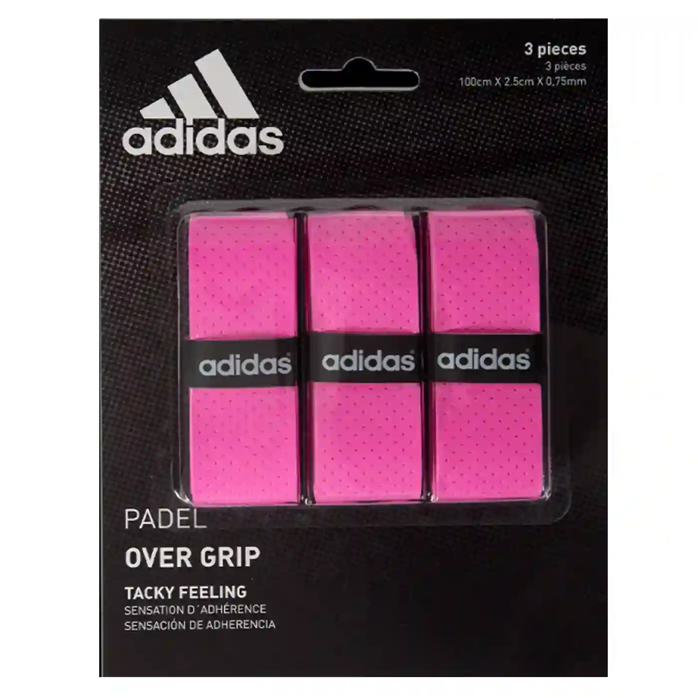 3 adidas pink overgrip set